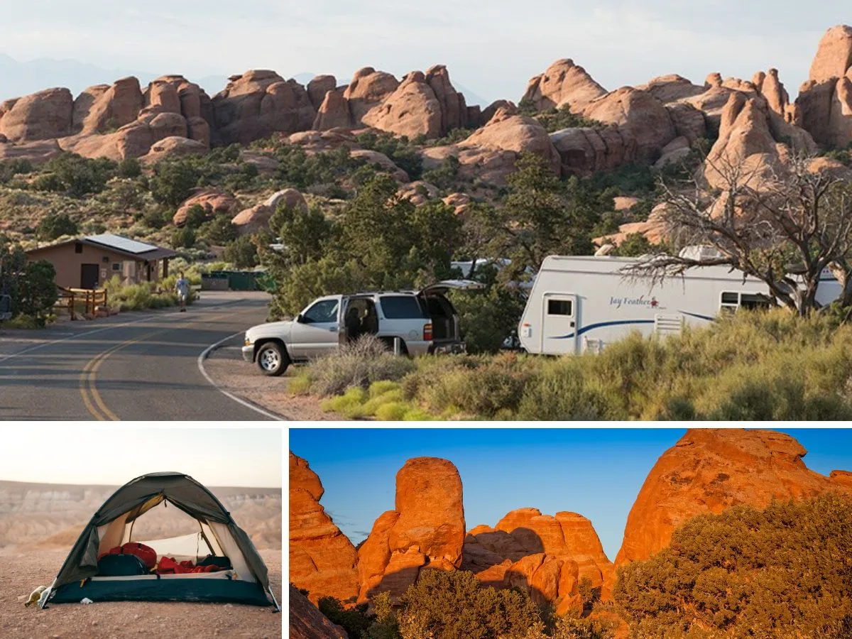 best places to stay near arches national p Devils Garden Campground, camping near Arches National Park