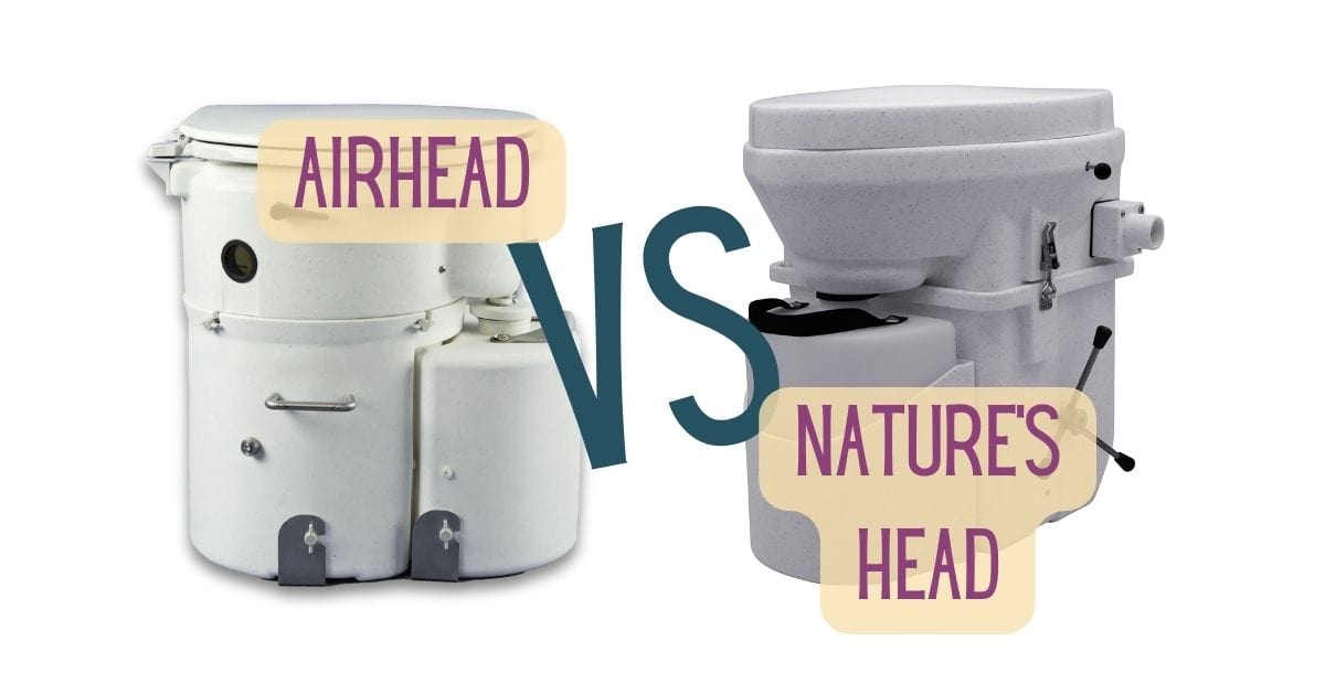 Feature Image_Airhead vs Nature's Head Composting Toilet For Van Life