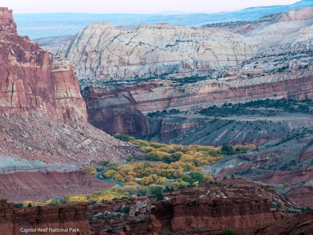 Capitol Reef National Park In October