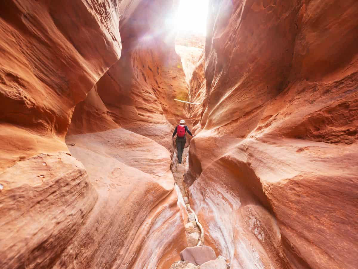 Peek-A-Boo Slot Canyon Near Kanab Utah Also Called Red Canyon Stop Along Road Trip From Kanab Utah To Bryce Canyon National Park