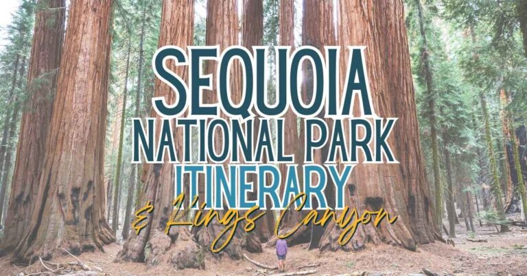 Planning a trip to Sequoia National Park? This day-by-day itinerary covers the best things to do in Sequoia and Kings Canyon — including the General Sherman Tree, Moro Rock, Crystal Cave, Tokopah Falls, and Mist Falls — with tips on where to stay, what to skip, and how to visit in every season.